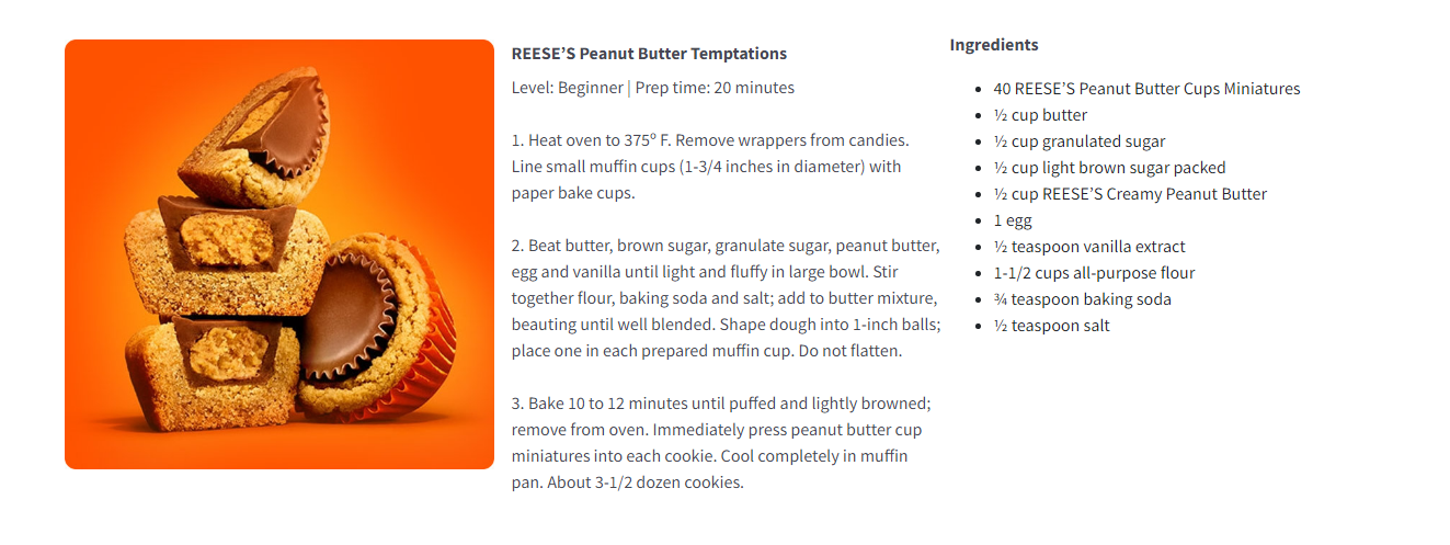 REESES Recipe